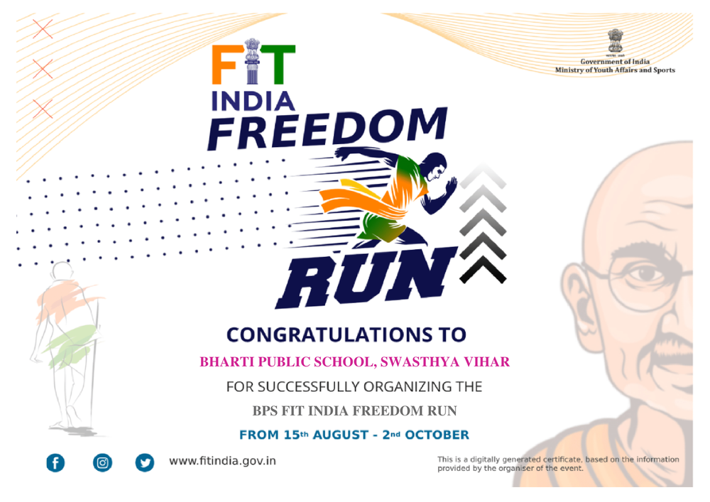 Fit India Freedom Run, 2020! Image